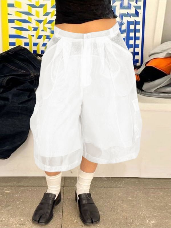 Men's Sheer Mesh Loose Short SKUL36421