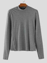 Men's Base Fingerless Long Sleeve T Shirt SKUL35127