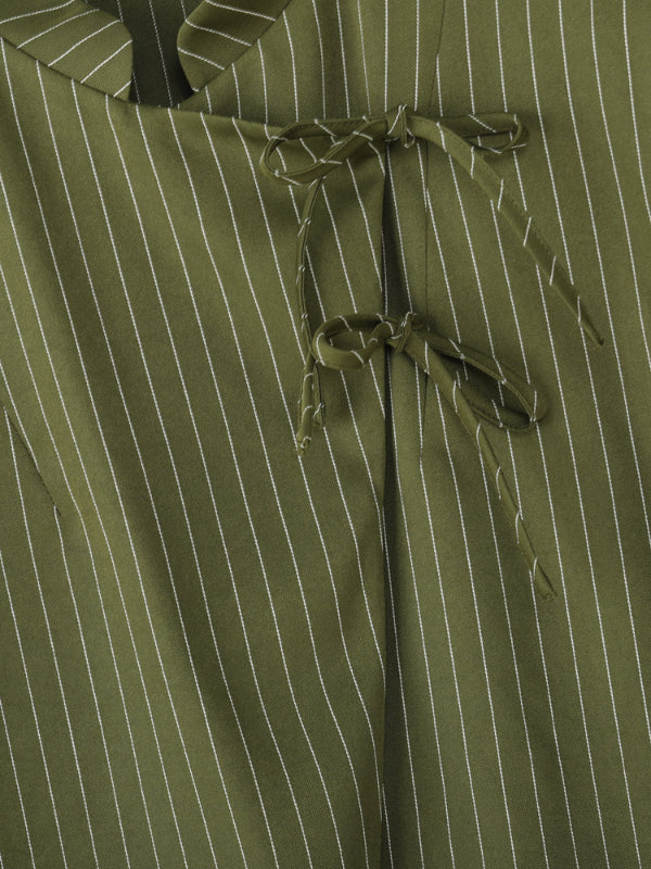 Men's Striped Tie Long Sleeve Blazer SKUL31703