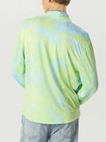 Mens Tie Dye Wrap Design Knit Shirt SKUK24597