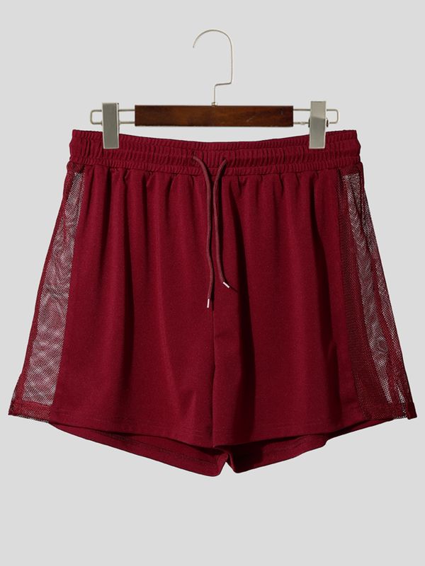 Men's Avant-Garde Athletic Breathable Mesh Side Panel Drawstring Short SKUL63176