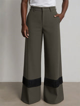 Men's Contrast Print Wide Leg Casual Pant SKUL26154