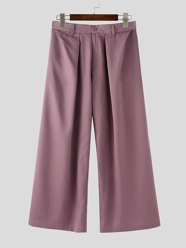 Men's Solid Color Loose Casual Pant SKUL29550