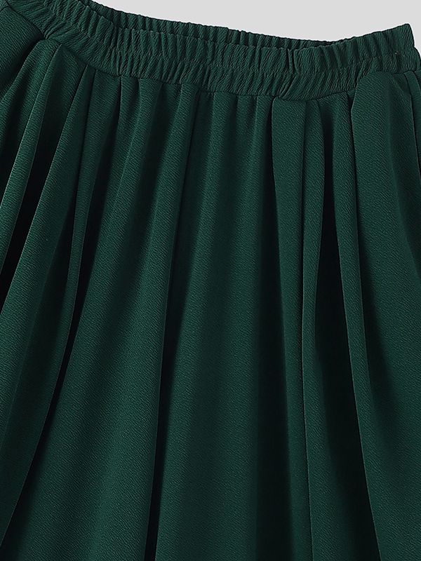 Men's Casual Oversized Loose Textured Pant SKUL48787