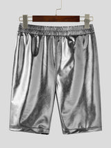 Mens Glitter Hollow-Out Casual Short SKUL18898
