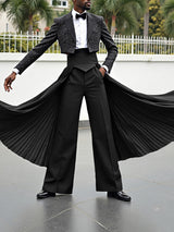 Men's Flap Hem High Waist Casual Pant SKUL27360