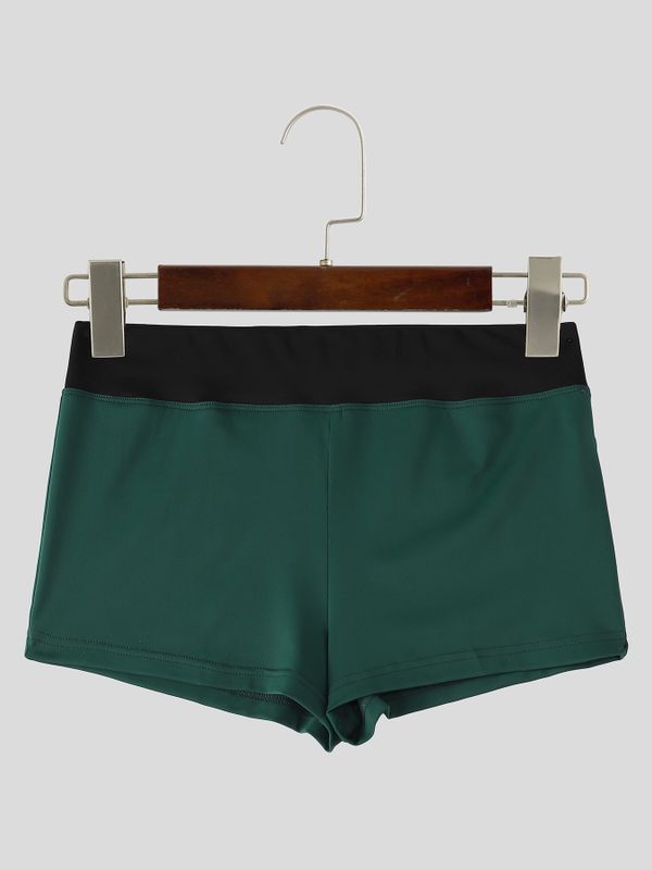 Men's Y2K High-Street Color-Blocked Glute-Enhancing Cargo Micro Short SKUL79633
