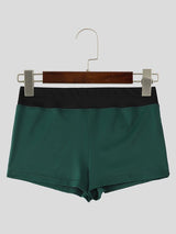 Men's Y2K High-Street Color-Blocked Glute-Enhancing Cargo Micro Short SKUL79633