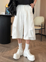 Men's Deconstructed Loose Wide Leg Short SKUL38101