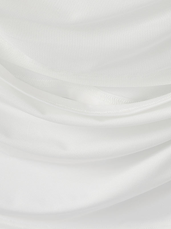 Men's Sheer Mesh Patchwork Hollow Sleeveless T-Shirt SKUL15199