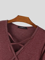 Men's Cross Rope Long Sleeve T-Shirt SKUL40093