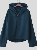 Men's Solid Color Loose Long Sleeve Sweatshirt SKUL46524