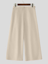 Mens Solid Color Minimalist Loose Casual Pant SKUL15581