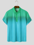 Mens Ombre Print Knit Golf Shirt SKUK15292