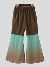 Men's Casual Gradient Flared Pant SKUL35042