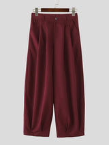 Men's Vintage Versatile Pleated Lantern Pant SKUL46295