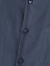 Men's Old Money Resort Mandarin Collar Long Sleeve Shirt SKUL77320