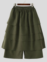 Men's Layered Design Loose Fit Casual Pant SKUL49971