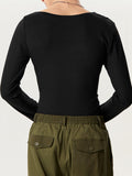 Mens Solid Zip Design Rib-Knit T-Shirt SKUK48111