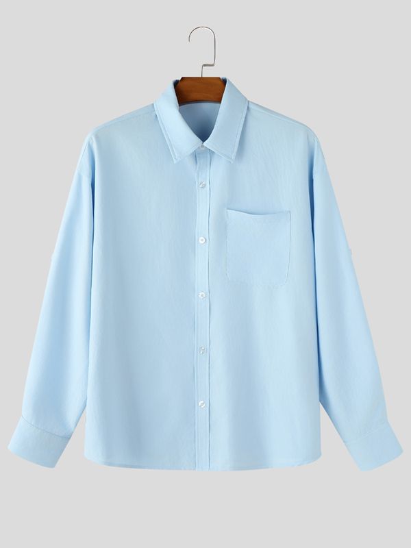 Men's Resort Relaxed Drop-Shoulder Two Pieces Outfit SKUL75509