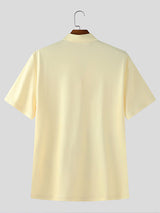 Men's Floral Print Short Sleeve Shirt SKUL15556