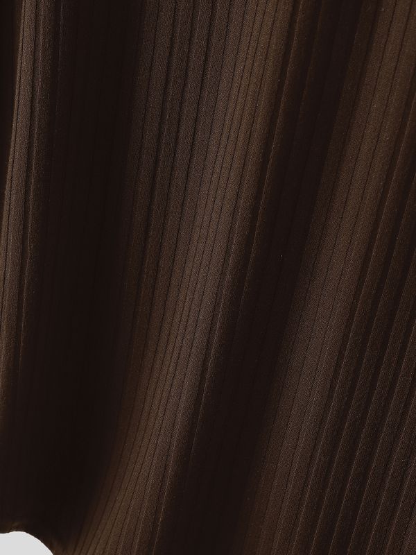 Men's Avant-Garde High Street Pointed Hem Side Button Ribbed Half Sleeve Round Neck Cloak SKUL81150