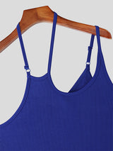 Mens Asymmetrical Cut Casual Tank SKUL15538