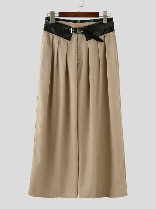Men's Pleated Wide Leg Casual Pant SKUL29773