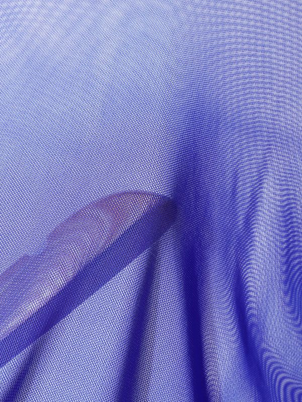 Men's Deconstructed Sheer Mesh Patchwork Long Sleeve T-Shirt SKUL37667