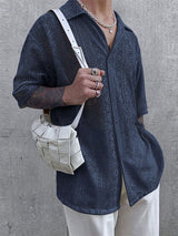 Mens Sheer Mesh Short Sleeve T-Shirt SKUL19118