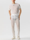 Mens Mesh See Through Two Pieces Outfits SKUK05109