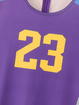 Men's Number Print Colorblock Bodysuit SKUL18798