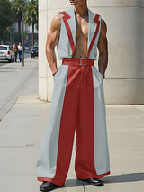 Men's Colorblock Casual Two Pieces Outfit SKUL24962