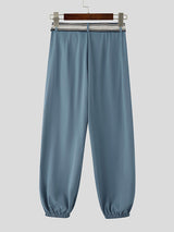 Men's Webbing Patchwork Jogger Casual Pant SKUL32030