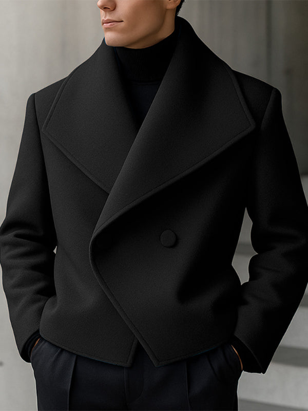 Men's Solid Lapel Casual Long Sleeve Blazer SKUL29765