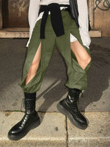 Men's Split Design Button Casual Pant SKUL43921