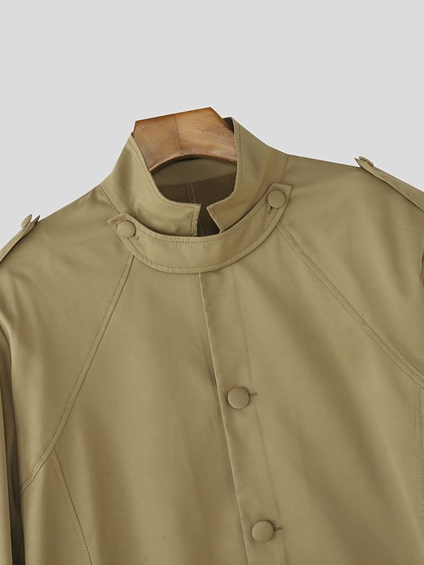 Men's Deconstructed Padded Shoulder Casual Two Pieces Outfit SKUL37230