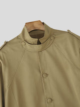 Men's Deconstructed Padded Shoulder Casual Two Pieces Outfit SKUL37230