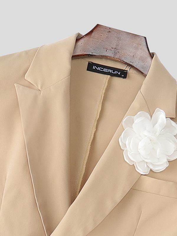 Men's 3D Floral Patchwork Irregular Sleeveless Waistcoat SKUL38534