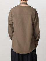 Mens Tie Design Long Sleeve Shirt SKUK80594