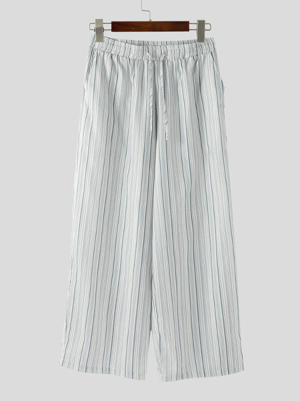 Mens Striped Loose Casual Pant SKUL17959