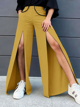 Men's Deconstructed Slit Casual Long Pant SKUL57177