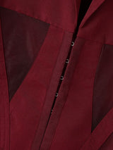 Men's Sheer Mesh Patchwork Long Sleeve Blazer SKUL41244