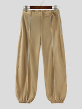 Men's Colorblock Striped Textured Casual Pant SKUL26201