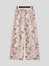 Men's Floral Print Casual Pant SKUL20279