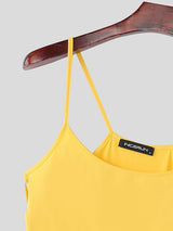 Men's Solid Color Lace Up Bodysuit SKUL45412