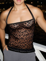 Mens Sheer Mesh Hollow Out Tank SKUL10772