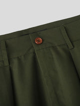 Men's Solid Color Casual Two Pieces Outfit SKUL40256