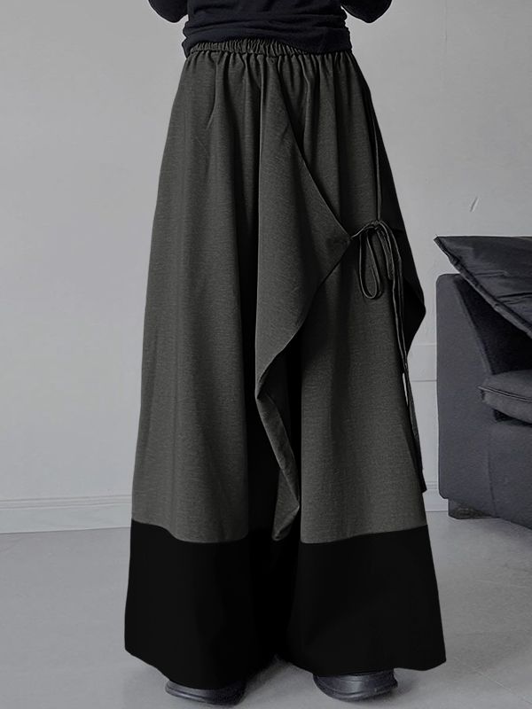 Men's Contrast Wide Leg Casual Pant SKUL51056