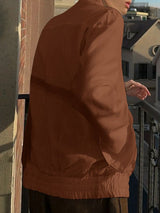 Men's Solid Color Casual Long Sleeve Jacket SKUL36622